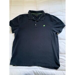 Banana Republic Mens Black Polo Shirt XL Short Sleeve